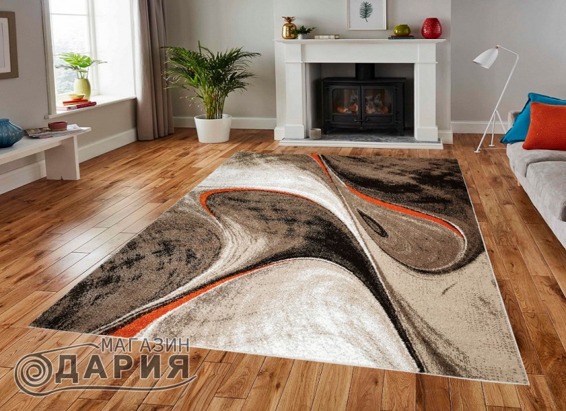 Тъкан килим MAGNOLIA 097 d.beige/orange
